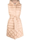WOOLRICH QUILTED SLEEVELESS DOWN COAT