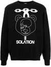 Undercover Solation Graphic Print Sweatshirt In Black