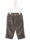 Il Gufo Corduroy Slim-cut Trousers In Grey