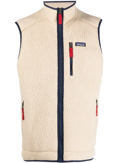 Patagonia Retro Pile Waistcoat In Neutrals