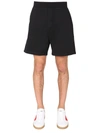 Dsquared2 Dsquared Men Bermuda With Icon Print In Black