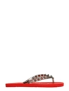 CHRISTIAN LOUBOUTIN LOUBI FLIP SPIKES SANDALS,3210101 J641