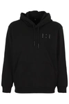 Mcq By Alexander Mcqueen Icon Zero Logo Cotton Sweatshirt Hoodie In Black