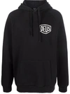 Deus Ex Machina Graphic-print Cotton Hoodie In Schwarz