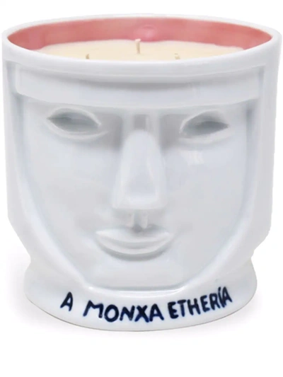 Sargadelos A Monxa Etheria Scented Candle In Weiss