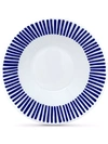 Sargadelos Ladeira Porcelain Deep Plate (set Of 6) In Blau