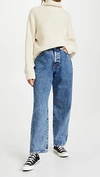 Anine Bing Sydney Alpaca Blend Turtleneck Sweater In Ivory