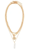 MADEWELL FRESHWATER PEARL DROP NECKLACE SET,MADEW45318