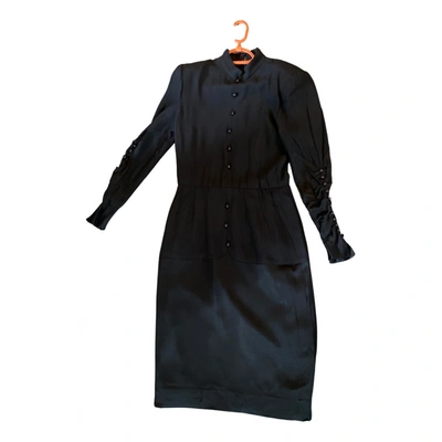 Pre-owned Nina Ricci Mid-length Dress In Black