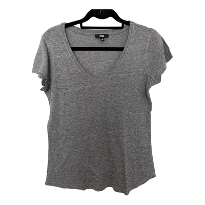 Pre-owned Paige T-shirt In Grey