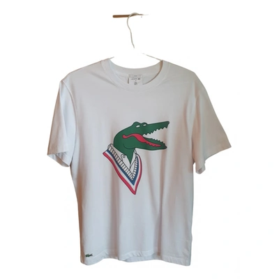 Pre-owned Lacoste T-shirt In White