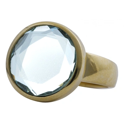 Pre-owned Isharya Crystal Ring In Blue