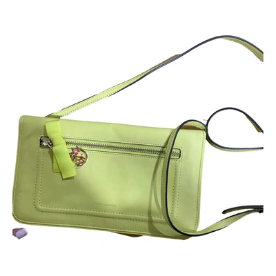 Pre-owned Juicy Couture Leather Handbag In Green