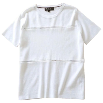 Pre-owned Loro Piana T-shirt In White