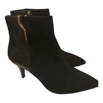 Pre-owned What For Ankle Boots In Black
