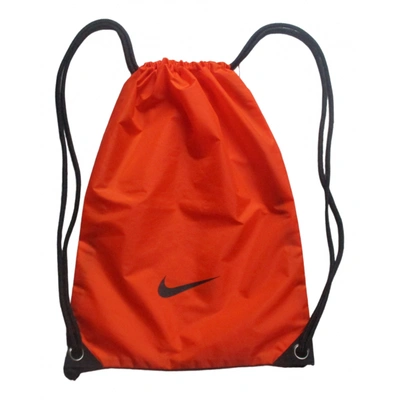 Pre-owned Nike Backpack In Orange