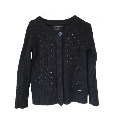 Pre-owned Guess Cardigan In Black