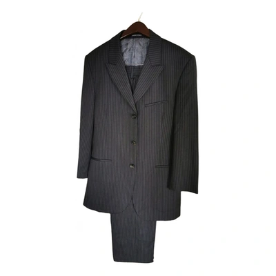 Pre-owned Givenchy Wool Suit In Brown