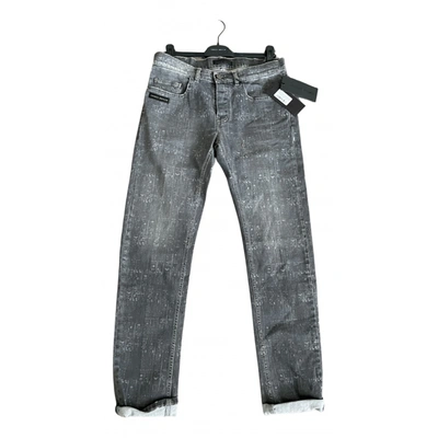 Pre-owned Frankie Morello Straight Jeans In Grey