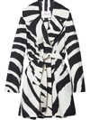 CAROLINA HERRERA ZEBRA-PRINT COTTON COAT