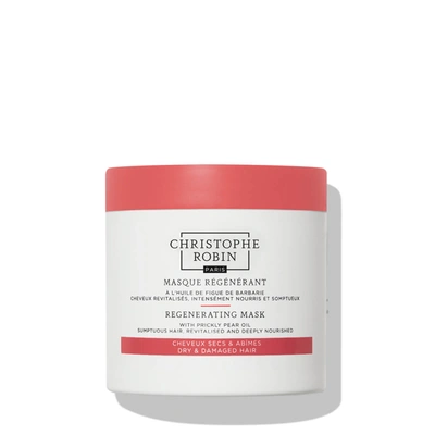 Christophe Robin Regenerating Mask With Prickly Pear Oil 250ml In Red