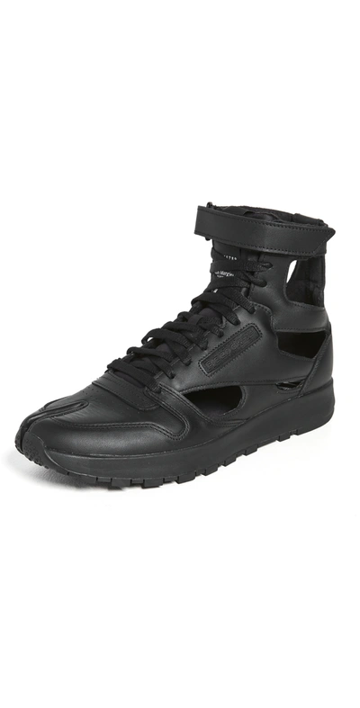 Maison Margiela Black Reebok Edition Tabi High-top Sneakers