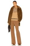 Max Mara Viale Oversized Alpaca, Wool And Silk-blend Coat In Tobacco