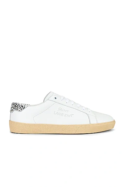 Saint Laurent Court Classic Sl/06 Low-top Sneakers In White
