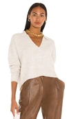 Central Park West Robbie Sweater In 燕麦色