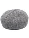 EMPORIO ARMANI KNITTED BERET HAT