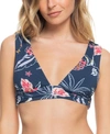 ROXY JUNIORS' SUNSET BOOGIE WIDE-STRAP BIKINI TOP WOMEN'S SWIMSUIT