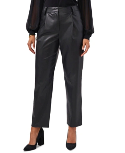 Vince Camuto Faux-leather Pants In Rich Black