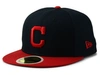 NEW ERA CLEVELAND INDIANS KIDS' AUTHENTIC COLLECTION 59FIFTY-FITTED CAP