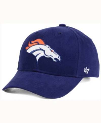 47 Brand Denver Broncos Kids Team Color Mvp Cap In Navy