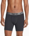 Nike Men's Dri-fit Reluxe Boxer Briefs (2-pack) In Black