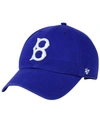47 Brand Brooklyn Dodgers Core Clean Up Cap In Royalblue