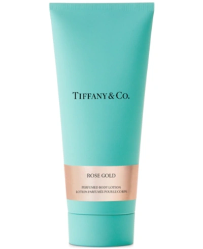 TIFFANY & CO ROSE GOLD PERFUMED BODY LOTION, 6.7-OZ.