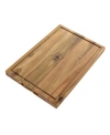 KENMORE ARCHER CUTTING BOARD WITH GROOVE HANDLES, 18" X 12"