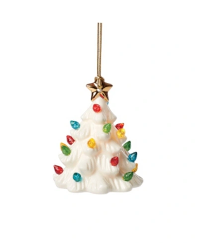 Lenox Treasured Traditions Light-up Tree Ornament In Ivory