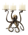 Spi Home Octopus Candleholder In Bronze