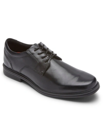 Rockport Men's Robinsyn Water-resistance Plain Toe Shoes In Black