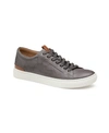 Johnston & Murphy Banks Lace To Toe Sneaker In Gray