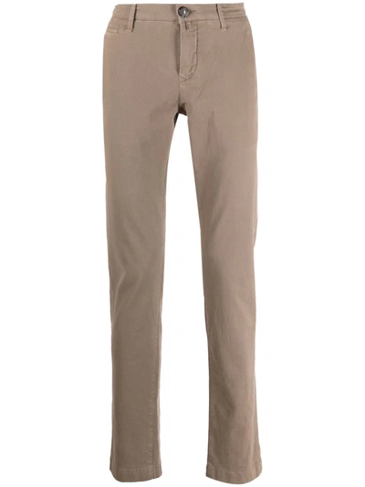 Jacob Cohen Straight-leg Trousers In Nude