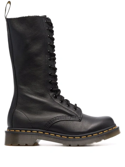 Dr. Martens 1b60 Bex Lace-up Leather Boots In Black