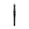 Polo Ralph Lauren Petite Stirrup Alligator Watch Strap In Black #2011