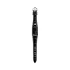 Polo Ralph Lauren Small Stirrup Alligator Watch Strap In Black #2011