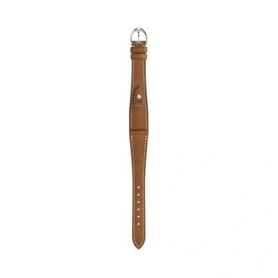 Polo Ralph Lauren Petite Stirrup Calfskin Watch Strap In Tan