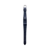 Polo Ralph Lauren Petite Stirrup Alligator Watch Strap In Navy #3090