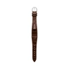 Polo Ralph Lauren Small Stirrup Alligator Watch Strap In Brown #3088