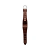 Polo Ralph Lauren Large Stirrup Alligator Watch Strap In Brown #3088